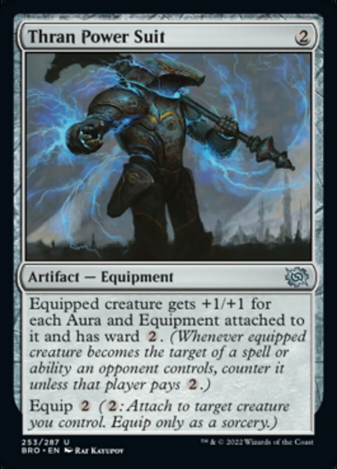 Thran Power Suit [The Brothers' War] Foil