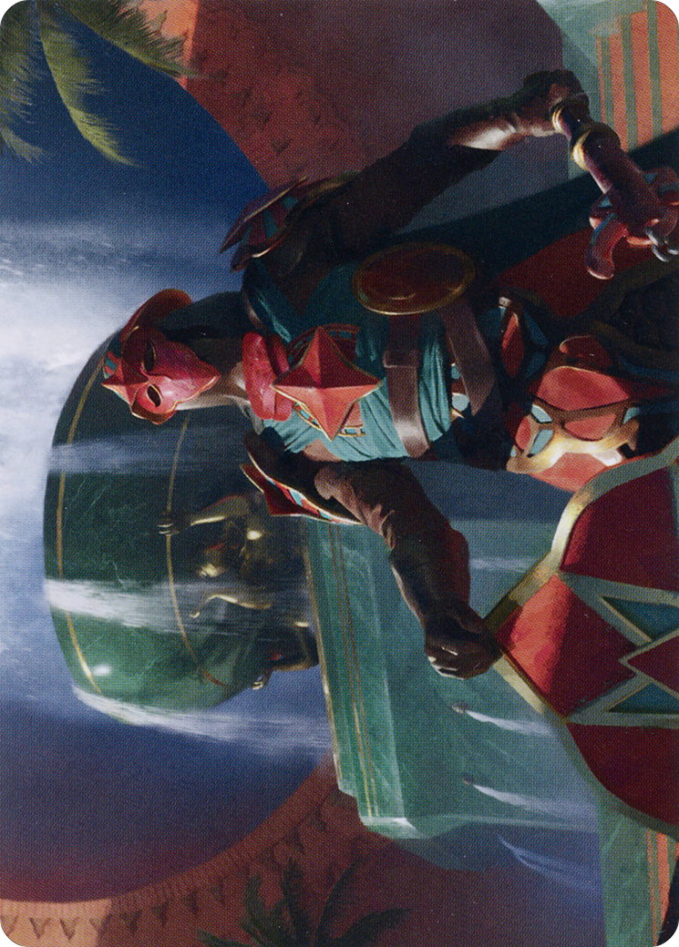 Tomakul Honor Guard // Tomakul Honor Guard  [The Brothers' War Art Series] (Borderless) Foil