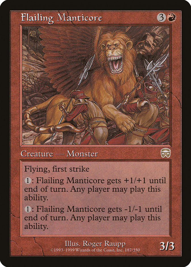 Flailing Manticore [Mercadian Masques] Foil