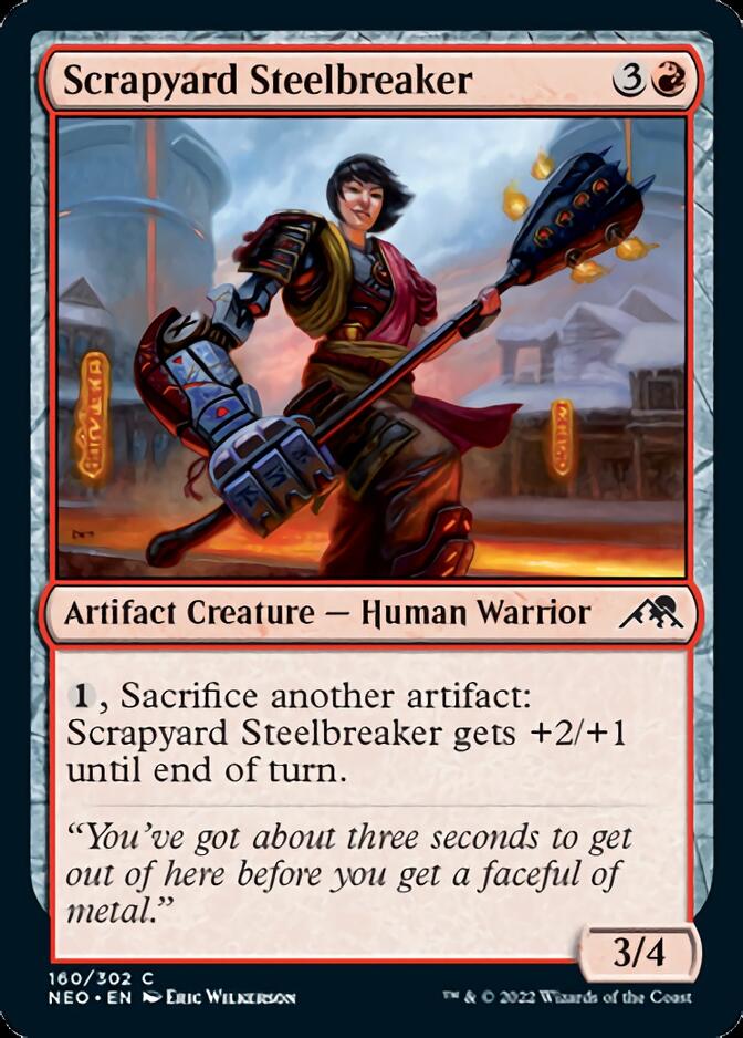 Scrapyard Steelbreaker [Kamigawa: Neon Dynasty] Foil