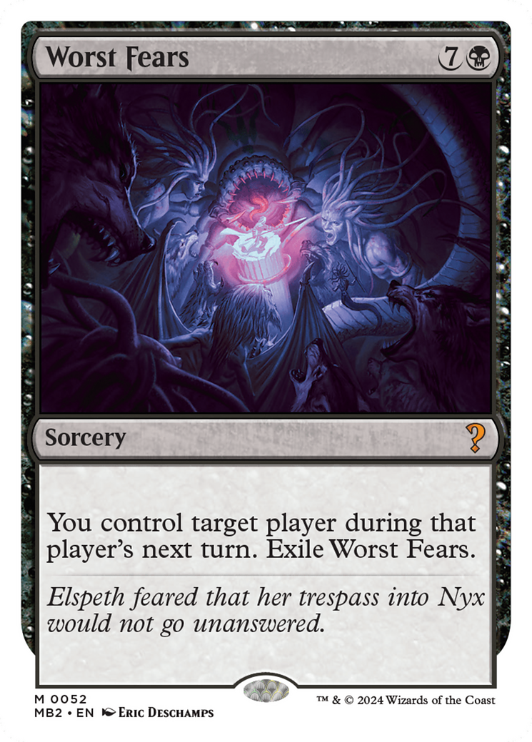 Worst Fears (White Border)  [Mystery Booster 2]