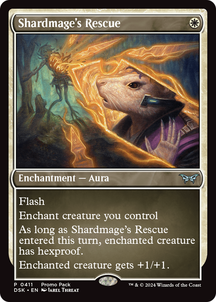 Shardmage's Rescue (Promo Pack) [Duskmourn: House of Horror Promos] Foil