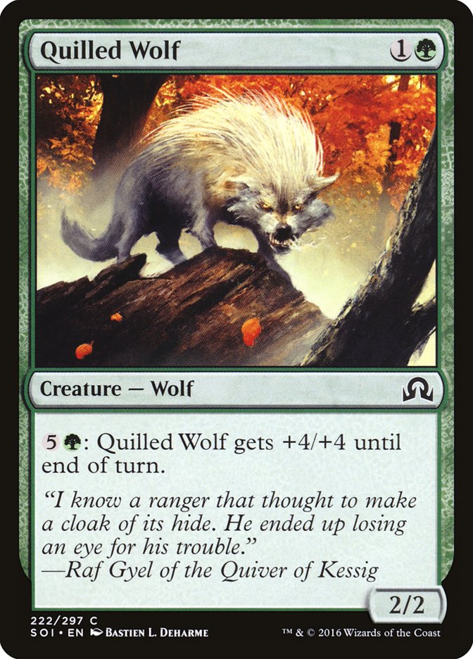Quilled Wolf [Shadows over Innistrad] Foil