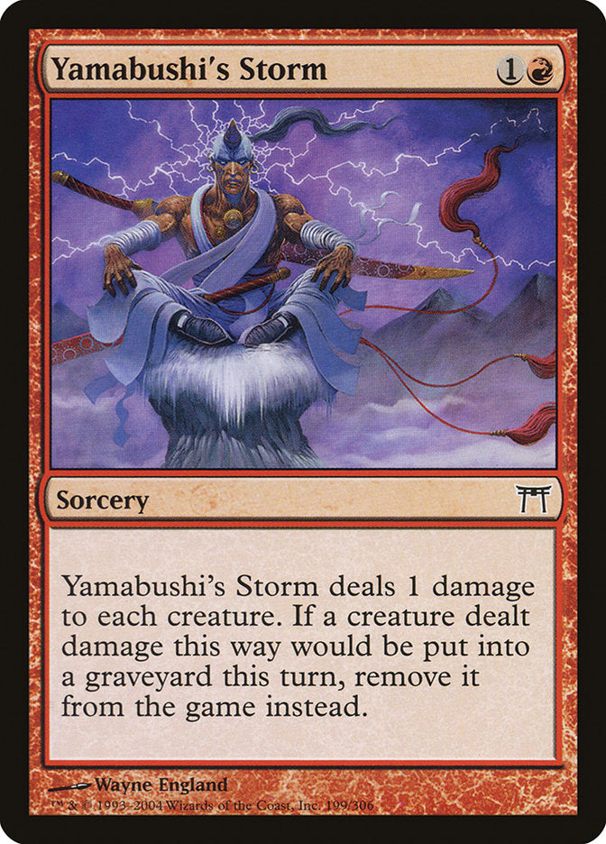 Yamabushi's Storm [Champions of Kamigawa] Foil