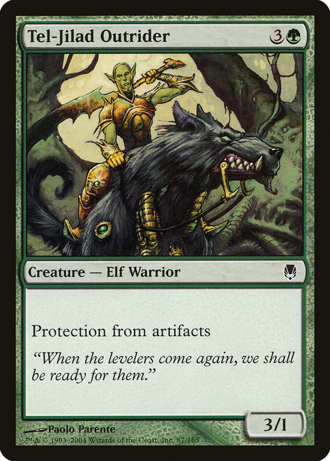 Tel-Jilad Outrider [Darksteel] Foil