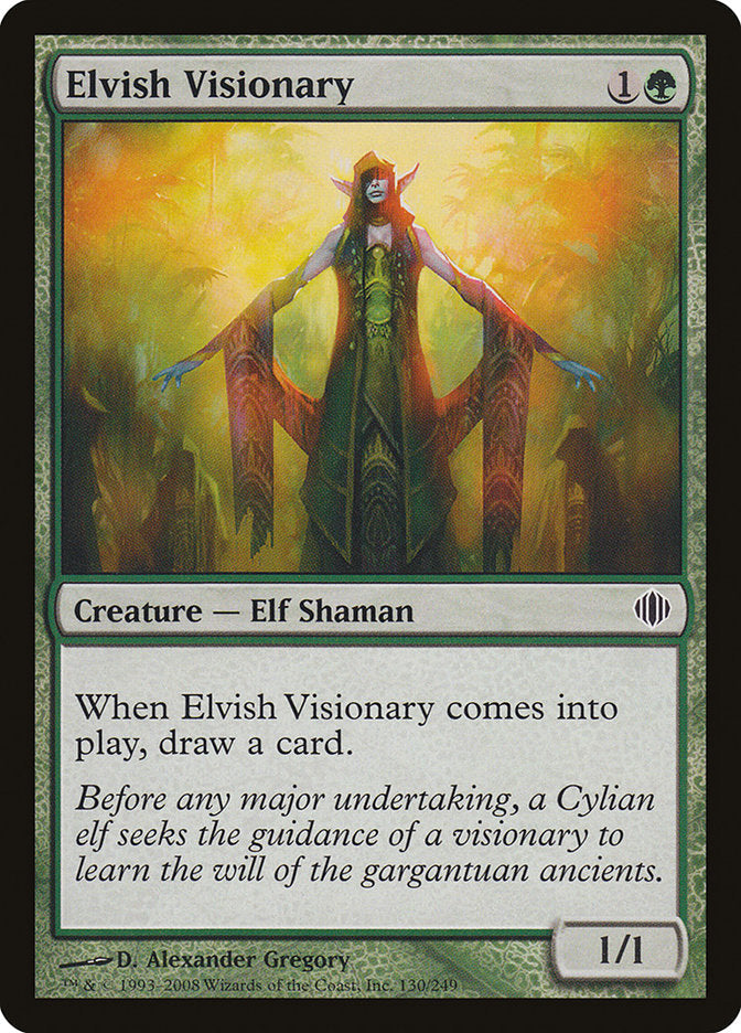 Elvish Visionary [Shards of Alara] Foil