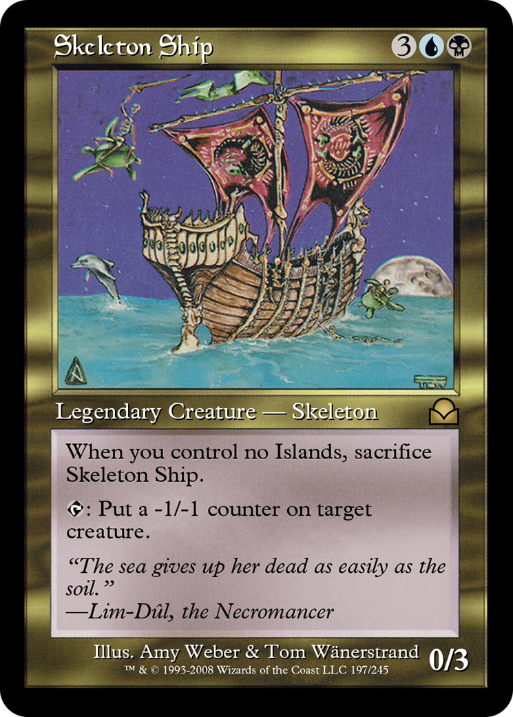 Skeleton Ship  [Masters Edition II] Foil