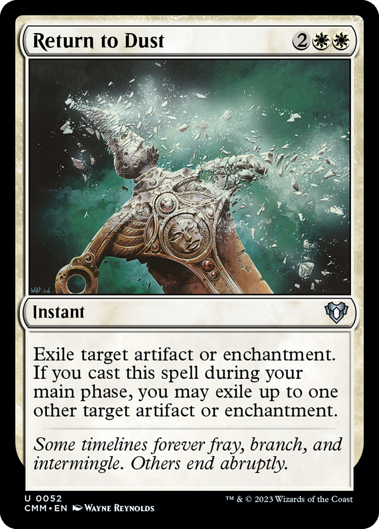 Return to Dust [Commander Masters] Foil