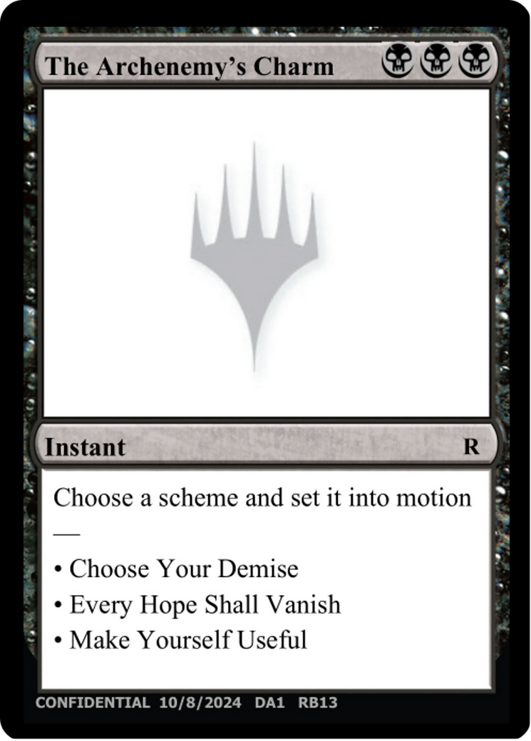 The Archenemy's Charm  [Unknown Event]