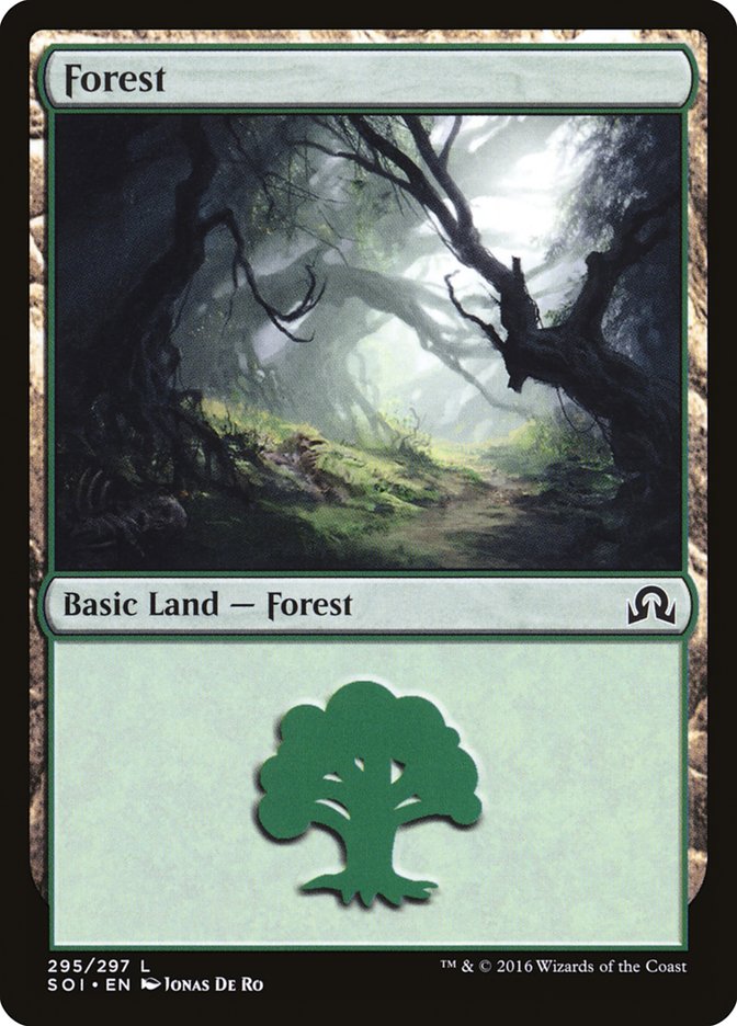 Forest (295) [Shadows over Innistrad] Foil