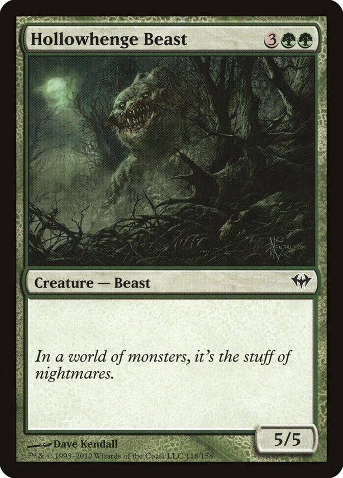Hollowhenge Beast [Dark Ascension] Foil