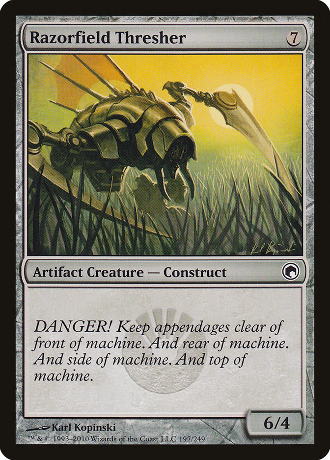 Razorfield Thresher [Scars of Mirrodin] Foil