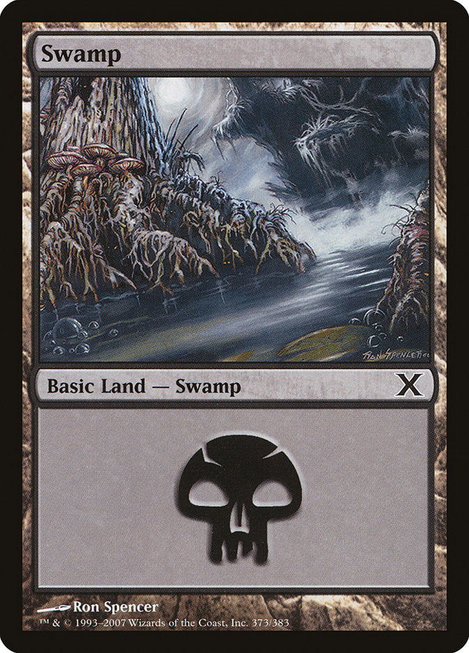 Swamp (373) [Tenth Edition] Foil
