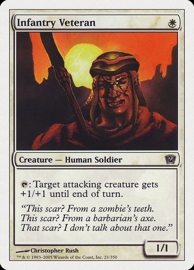 Infantry Veteran [Ninth Edition] Foil