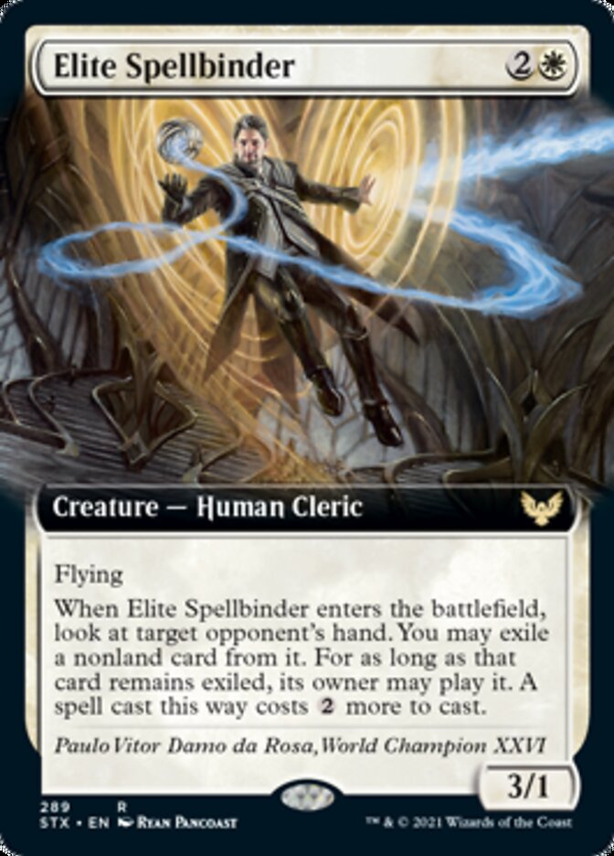 Elite Spellbinder (Extended Art) [Strixhaven: School of Mages] Foil