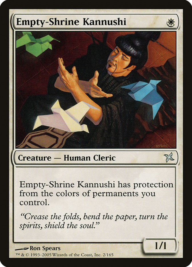 Empty-Shrine Kannushi [Betrayers of Kamigawa] Foil