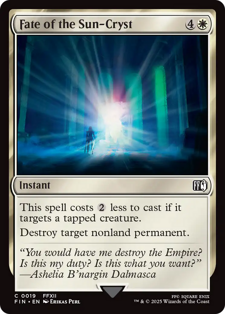 Fate of the Sun-Cryst [FINAL FANTASY] Foil