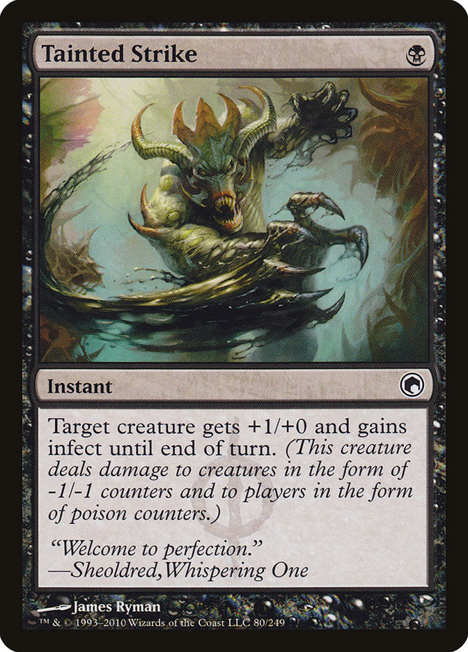 Tainted Strike [Scars of Mirrodin] Foil