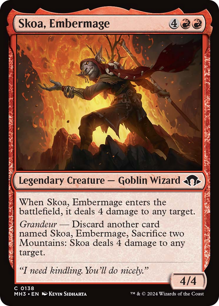 Skoa, Embermage [Modern Horizons 3] Foil