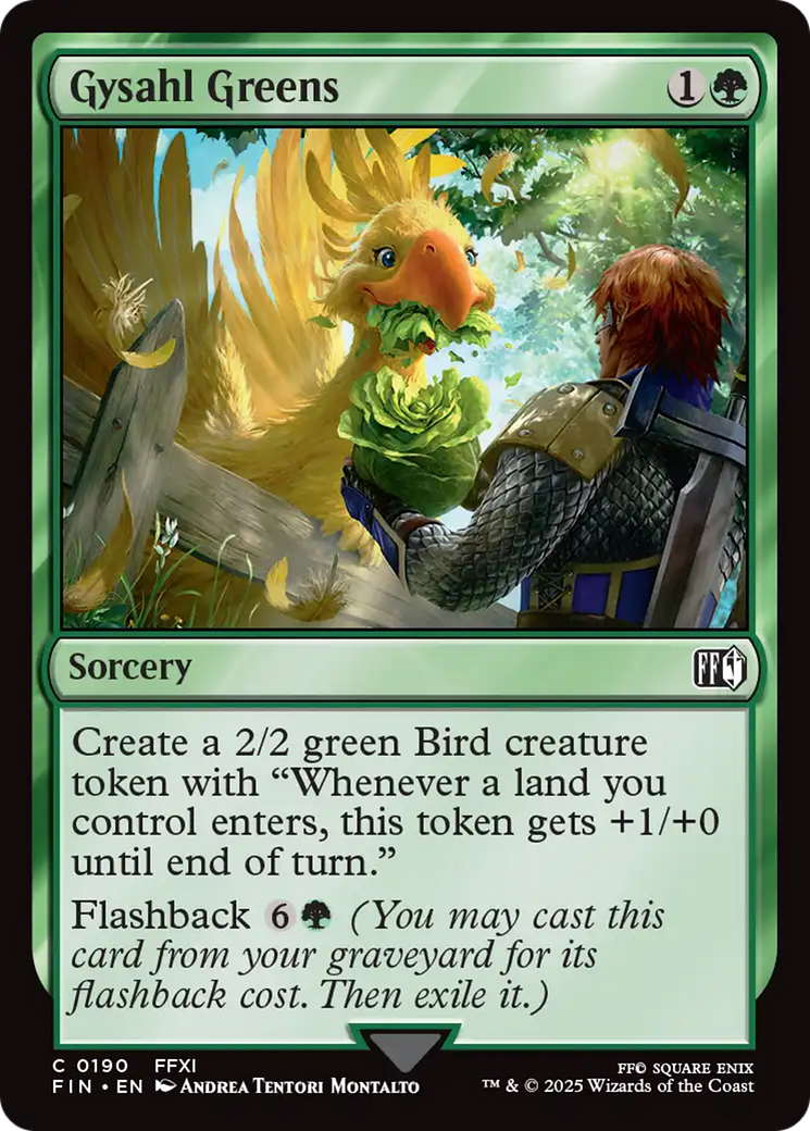 Gysahl Greens [FINAL FANTASY] Foil