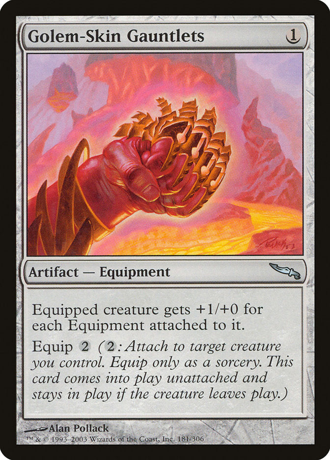 Golem-Skin Gauntlets [Mirrodin] Foil