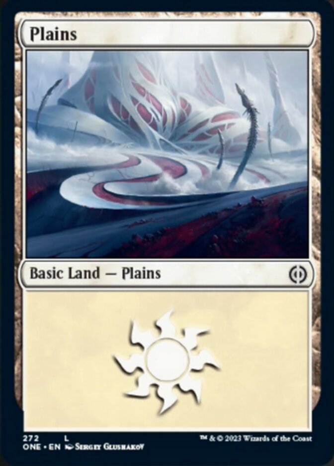 Plains (272) [Phyrexia: All Will Be One] Foil