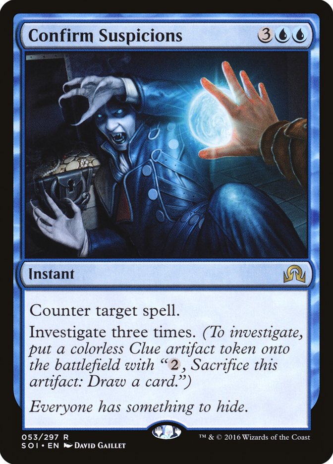Confirm Suspicions [Shadows over Innistrad] Foil