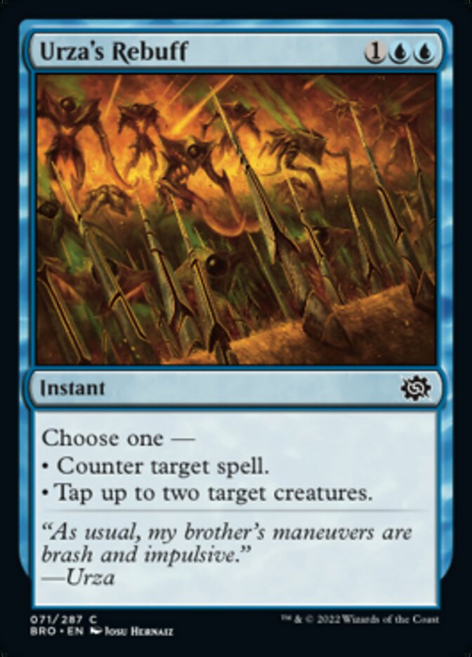 Urza's Rebuff [The Brothers' War] Foil