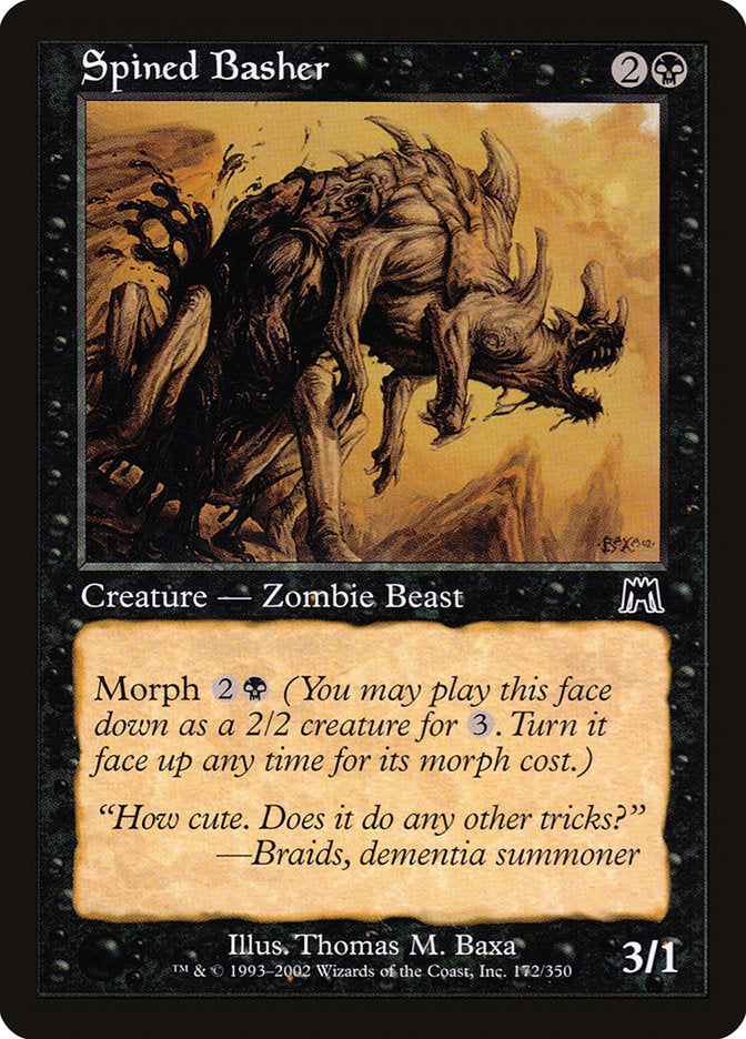 Spined Basher [Onslaught] Foil