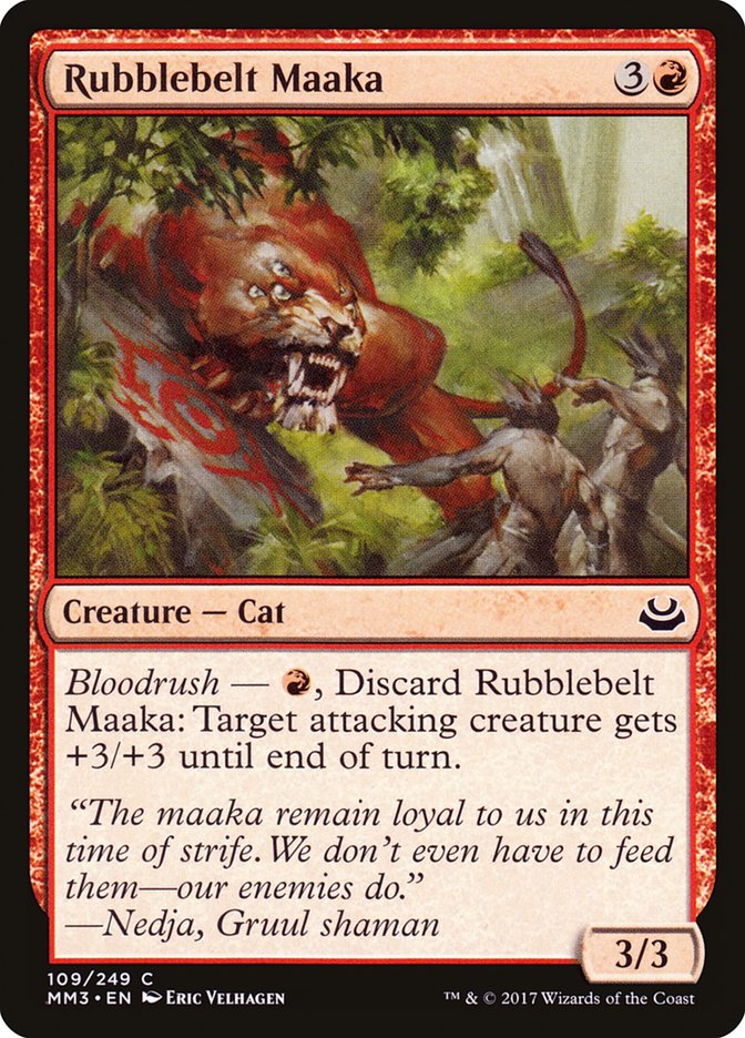 Rubblebelt Maaka [Modern Masters 2017] Foil
