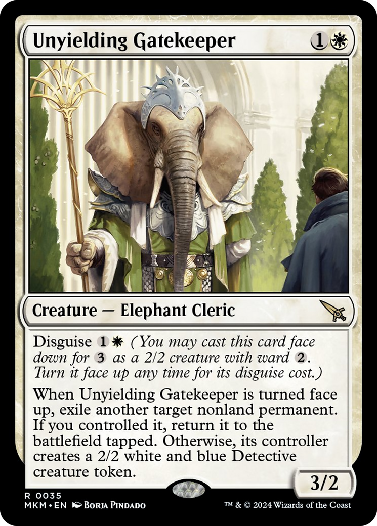 Unyielding Gatekeeper [Murders at Karlov Manor] Foil