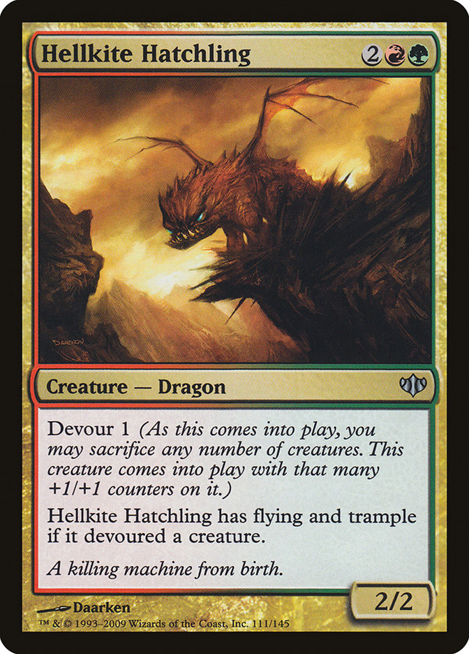 Hellkite Hatchling [Conflux] Foil