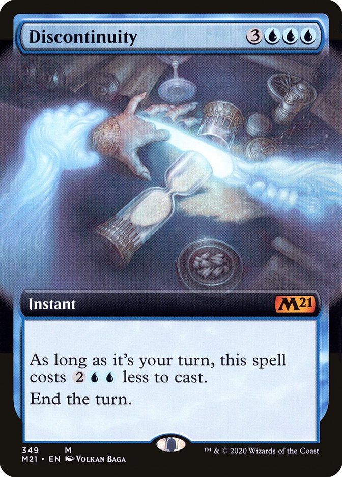 Discontinuity (Extended Art) [Core Set 2021] Foil