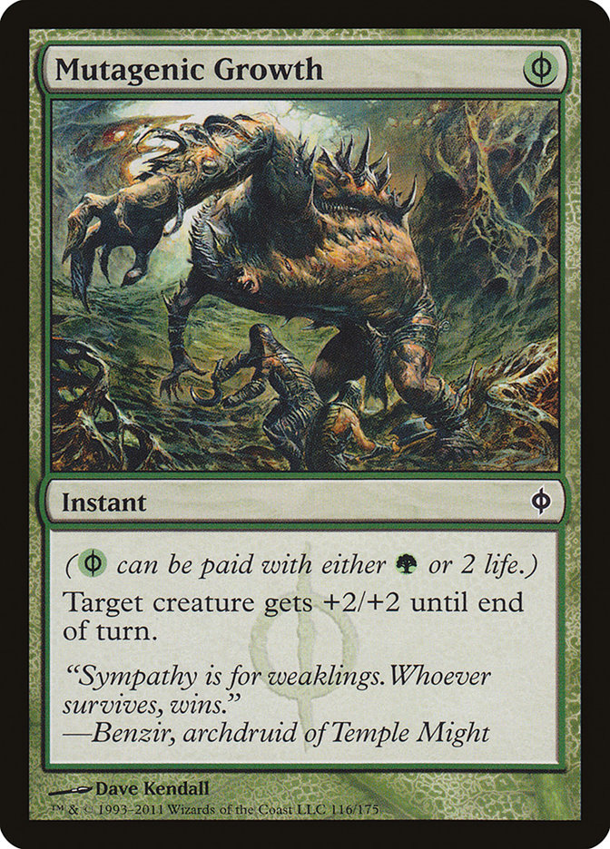 Mutagenic Growth [New Phyrexia] Foil