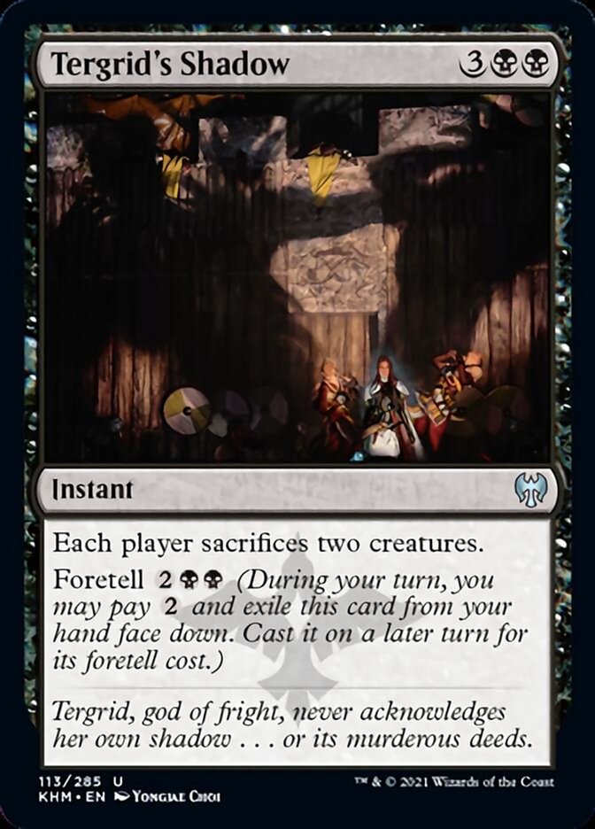 Tergrid's Shadow [Kaldheim] Foil