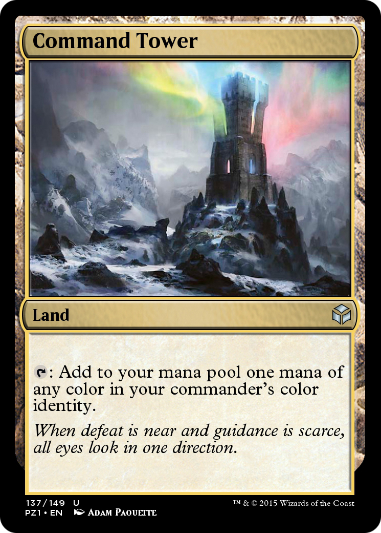 Command Tower  [Legendary Cube Prize Pack] Foil
