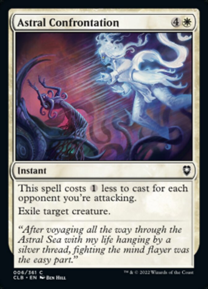 Astral Confrontation [Commander Legends: Battle for Baldur's Gate] Foil