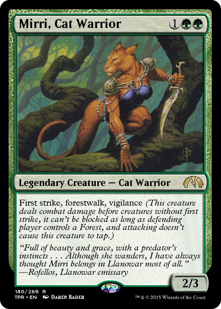 Mirri, Cat Warrior  [Tempest Remastered] Foil