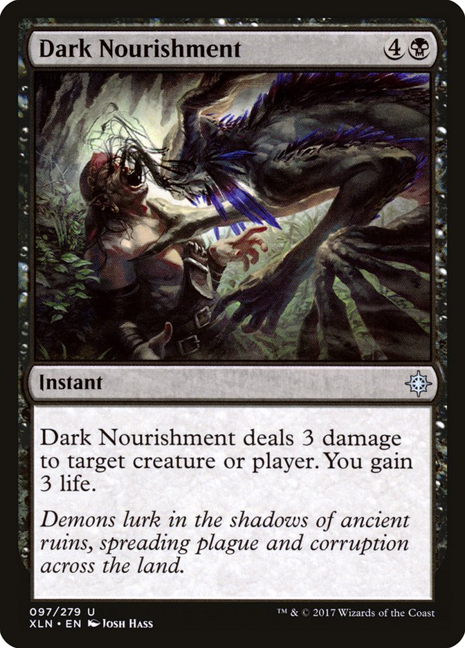 Dark Nourishment [Ixalan] Foil