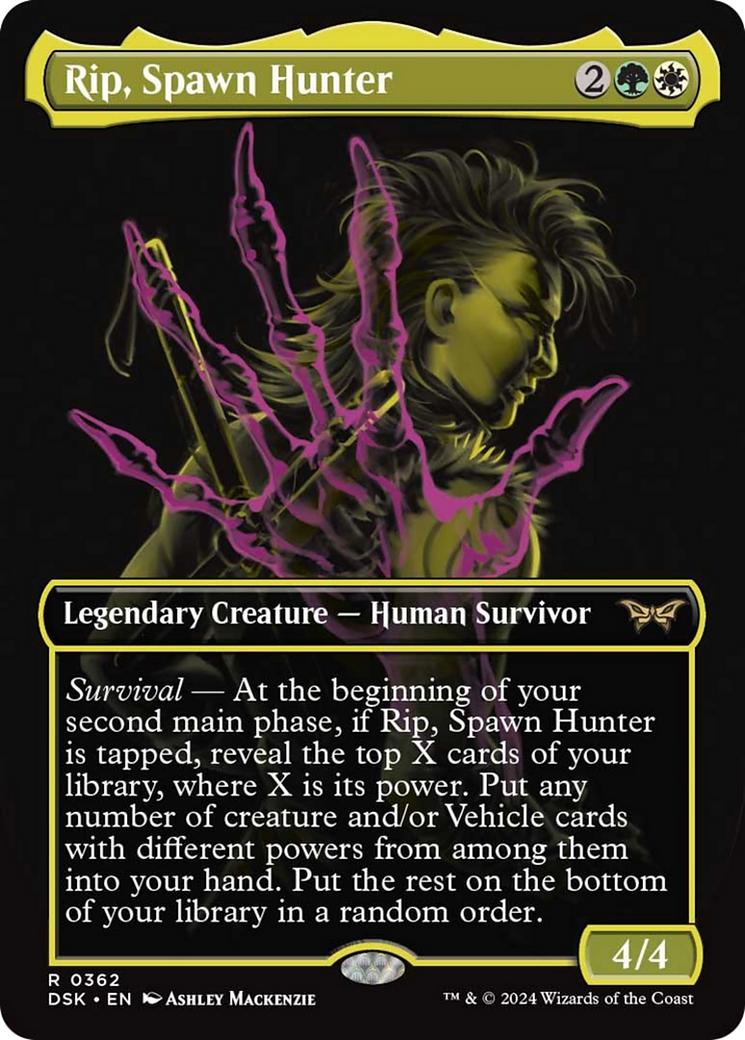 Rip, Spawn Hunter (Showcase) [Duskmourn: House of Horror] Foil