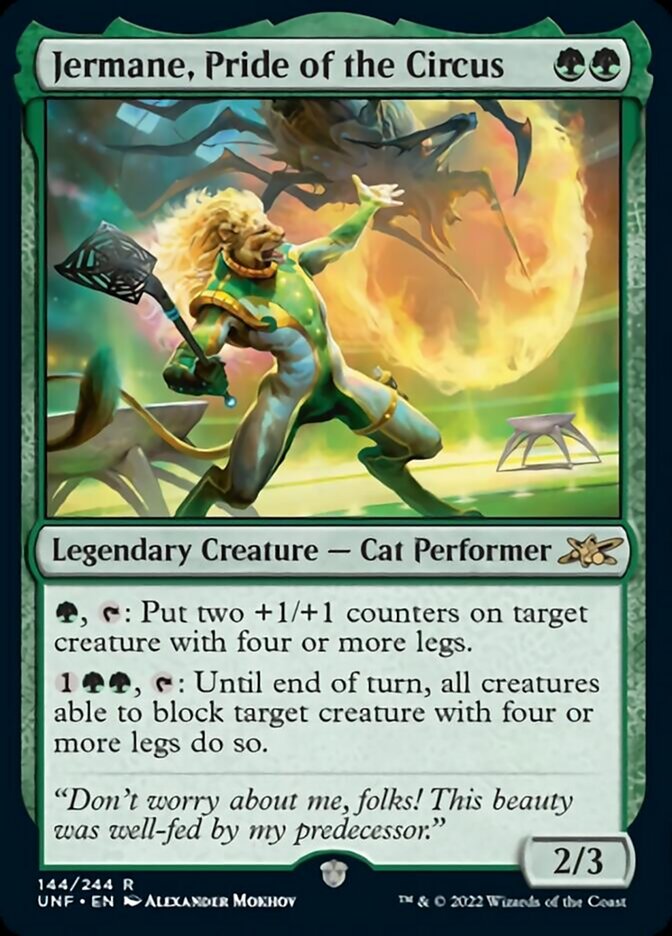 Jermane, Pride of the Circus [Unfinity] Foil