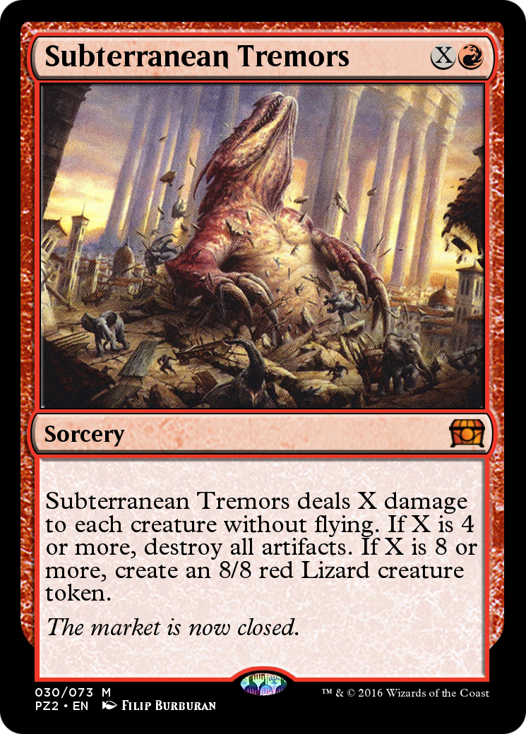 Subterranean Tremors  [Treasure Chest] Foil