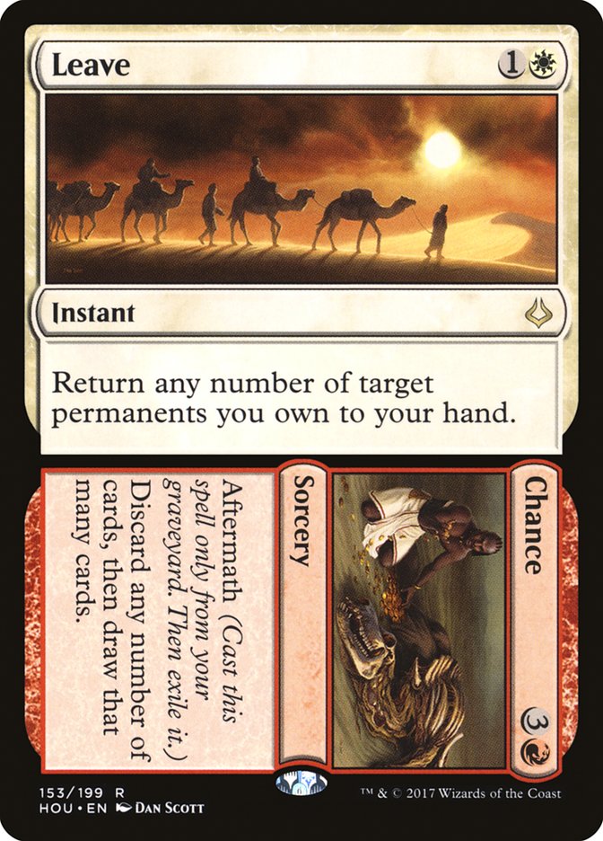 Leave // Chance [Hour of Devastation] Foil