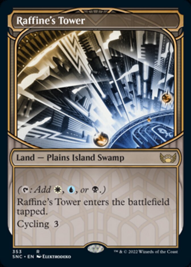 Raffine's Tower (Showcase Skyscraper) [Streets of New Capenna] Foil