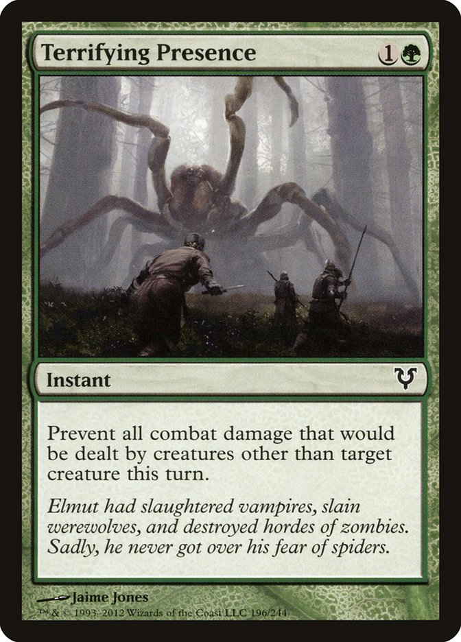 Terrifying Presence [Avacyn Restored] Foil