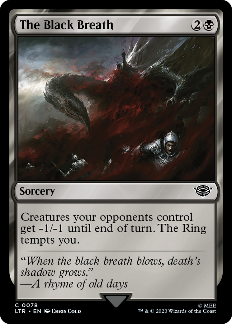 The Black Breath [The Lord of the Rings: Tales of Middle-Earth] Foil