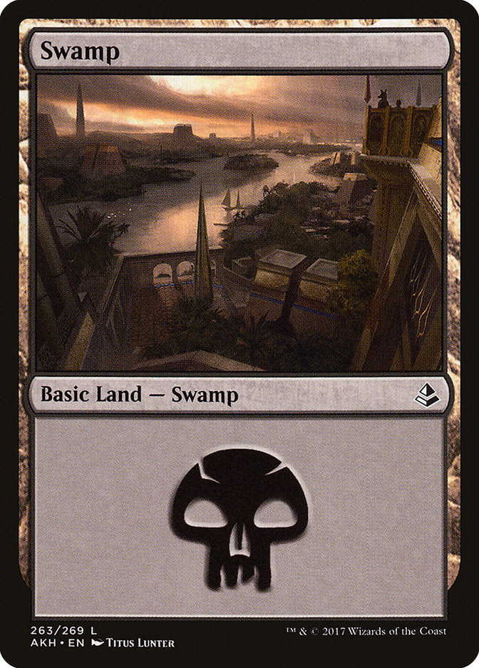 Swamp (263) [Amonkhet] Foil