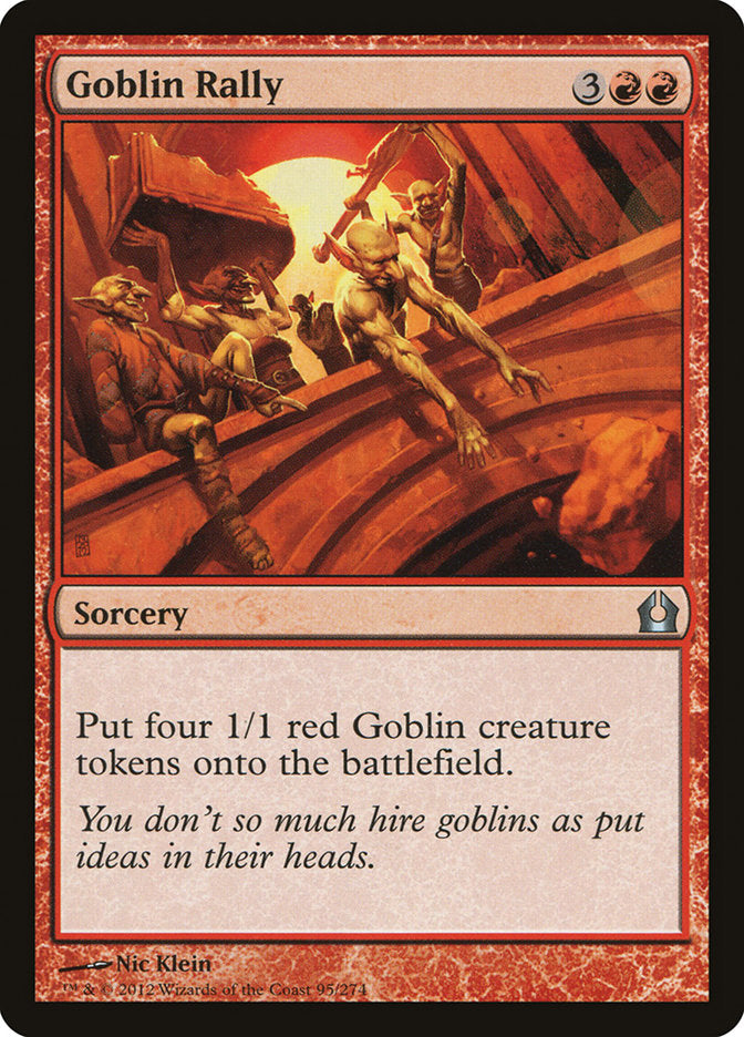 Goblin Rally [Return to Ravnica] Foil