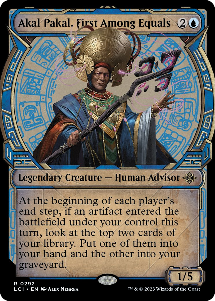 Akal Pakal, First Among Equals (Showcase) [The Lost Caverns of Ixalan] Foil