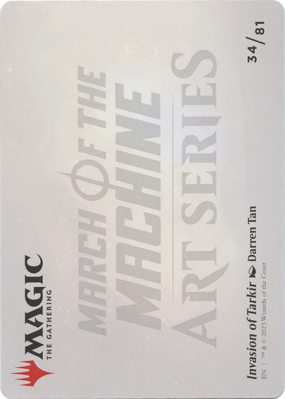 Invasion of Tarkir // Invasion of Tarkir  [March of the Machine Art Series] (Borderless) Foil